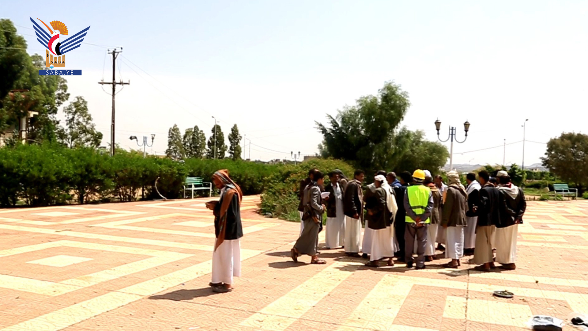 lokale Verwaltung von Sadaa übergibt das Rehabilitationsprojekt des Parks 'Al-Qus lokale Verwaltung von Sadaa übergibt das Rehabilitationsprojekt des Parks 'Al-Qus
