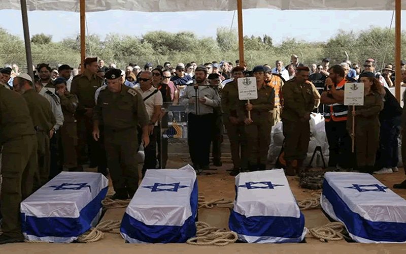 Four Zionist soldiers killed in ambush north of Gaza Four Zionist soldiers killed in ambush north of Gaza