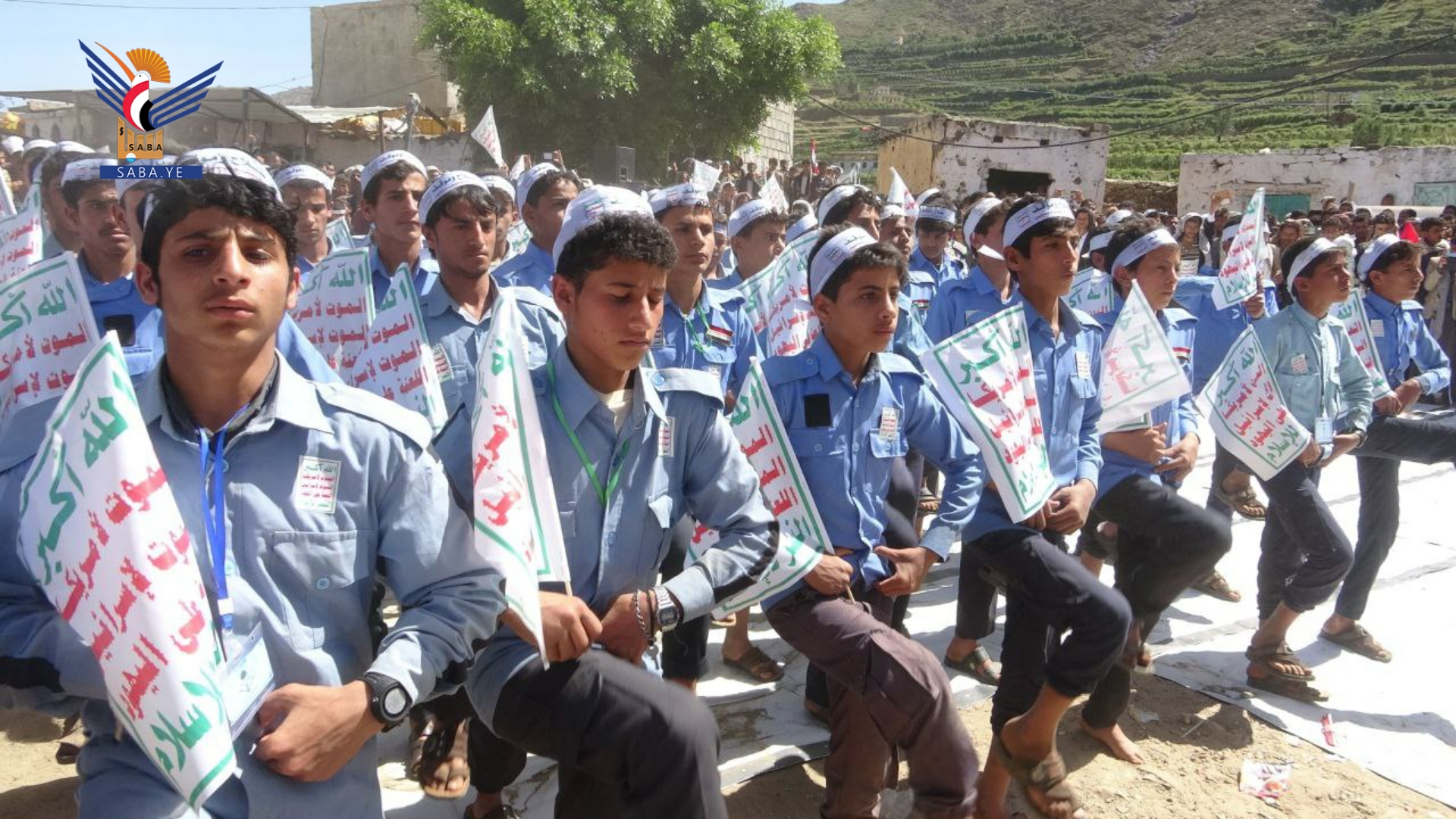 مهرجان وعرض كشفي لطلاب الدورات الصيفية في حيدان بصعدة