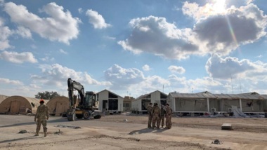 New missile bombardment targets two American military bases New missile bombardment targets two American military bases