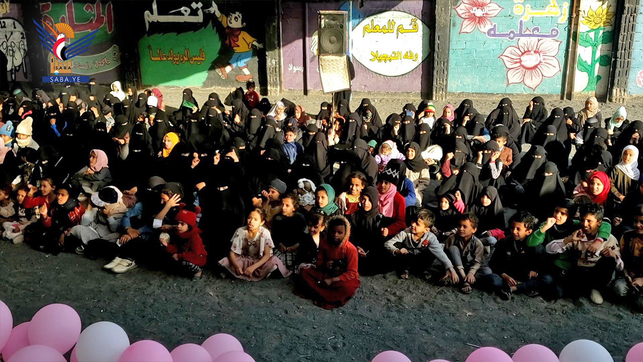 فعالية للهيئة النسائية في سنحان بمحافظة صنعاء بذكرى ميلاد فاطمة الزهراء