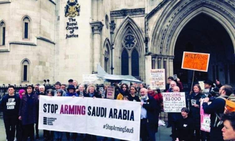 احتجاجات في 12 مدينة بريطانية تنديدا بالعدوان المُستمر على اليمن