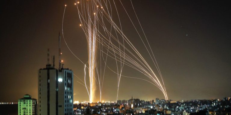 Palestinian resistance bombs Haifa with missiles Palestinian resistance bombs Haifa with missiles