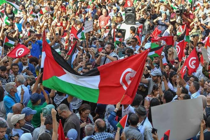 Tunisian Workers' Party calls for taking to streets to stop war of genocide immediately & unconditionally