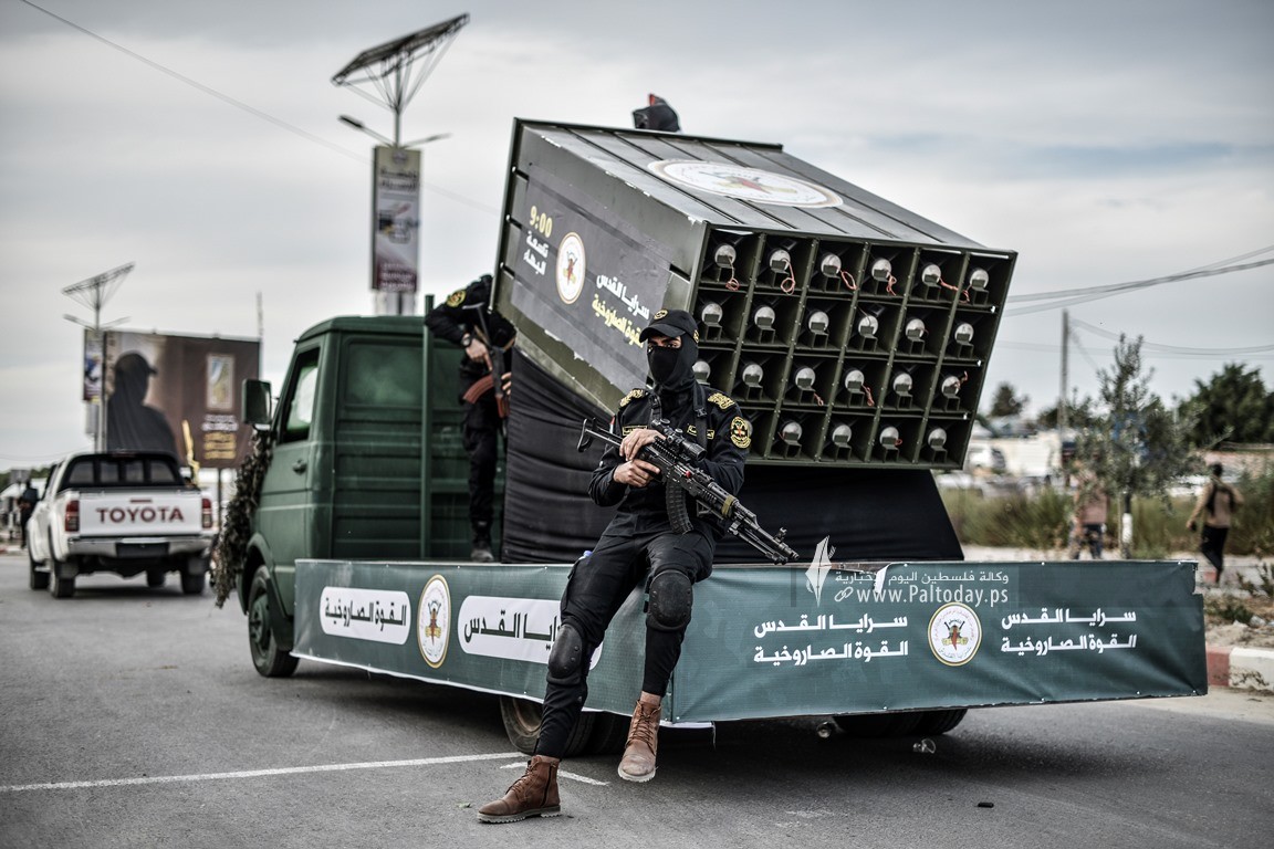Saraya al-Quds bombards settlements of Saraya al-Quds bombards settlements of