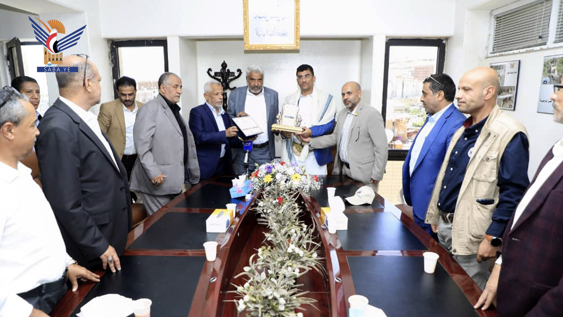 Dr. Abu Lahoum honored by Transport , Public Works Fund & Foundation Ministry