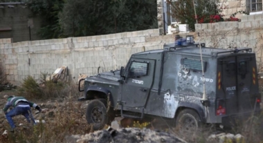 Resistance hits Zionist military jeep near Jenin