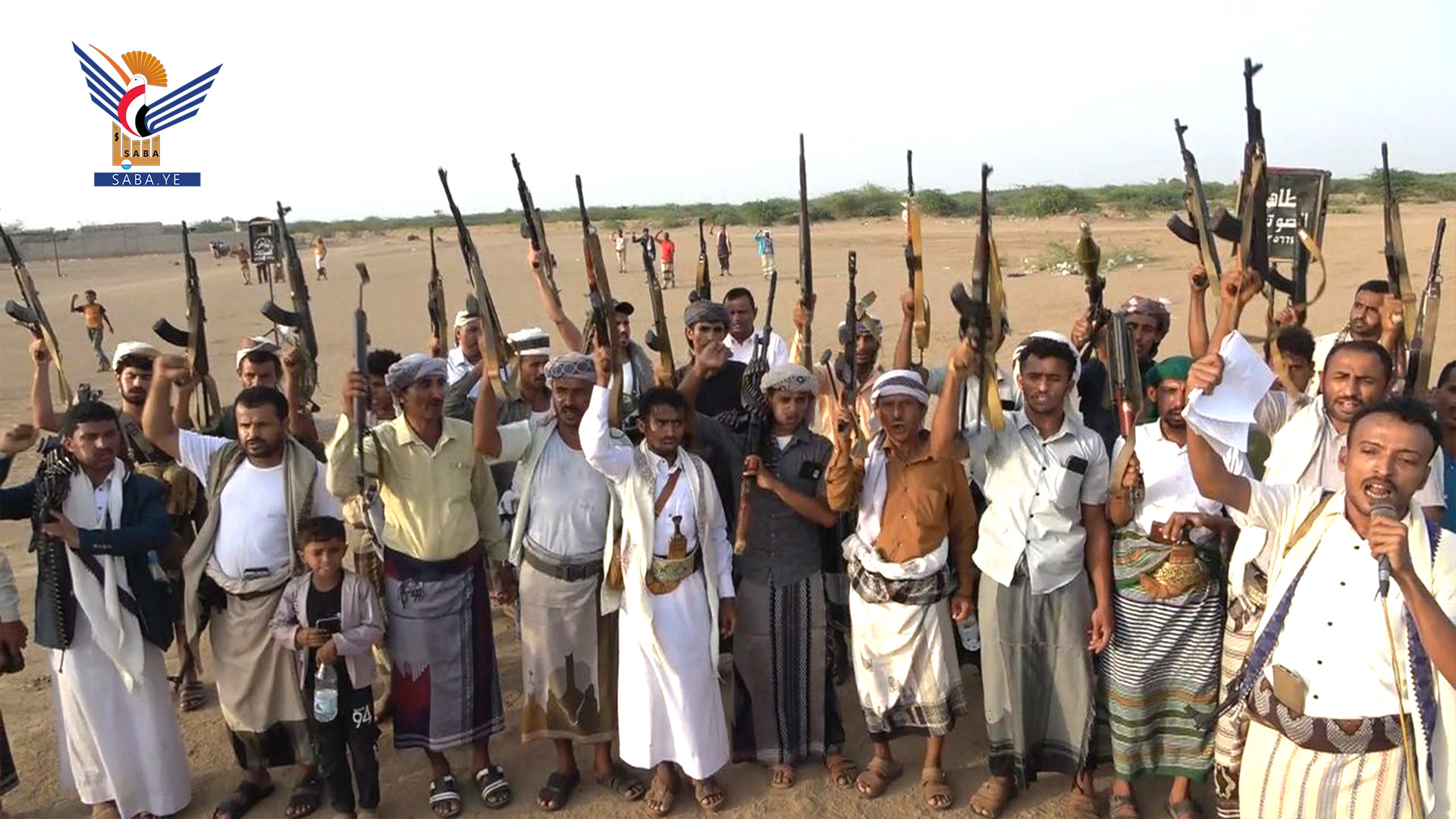 الحديدة.. وقفة قبلية مسلحة في المنيرة إعلاناً للنفير في مواجهة عدو الأمة