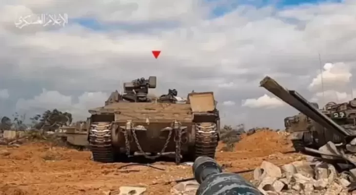 Al-Qassam Brigades publishes scenes of two ambushes against Zionist enemy vehicles Al-Qassam Brigades publishes scenes of two ambushes against Zionist enemy vehicles
