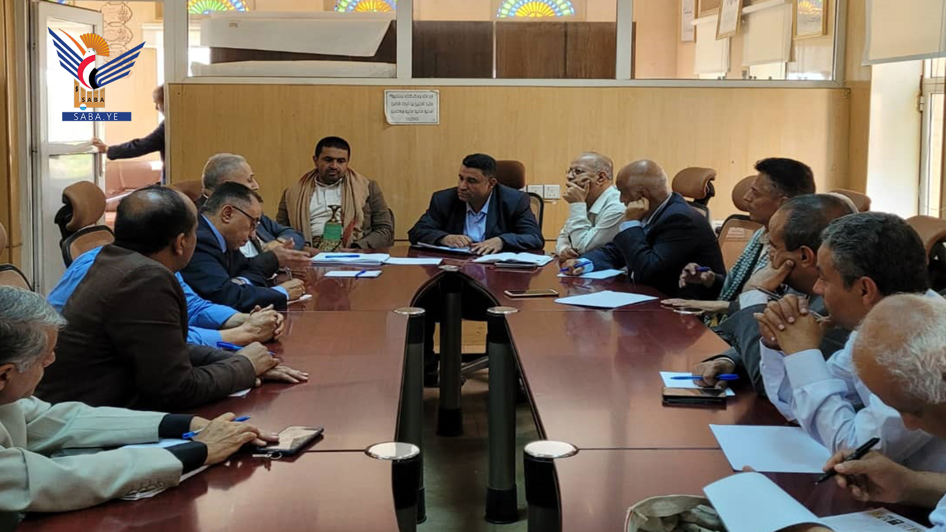 مناقشة أوضاع الإدارات العامة بهيئة مشاريع مياه الريف مناقشة أوضاع الإدارات العامة بهيئة مشاريع مياه الريف