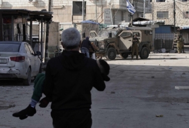 Three Palestinians were injured by live bullets during confrontations with enemy in Beita, south of Nablus