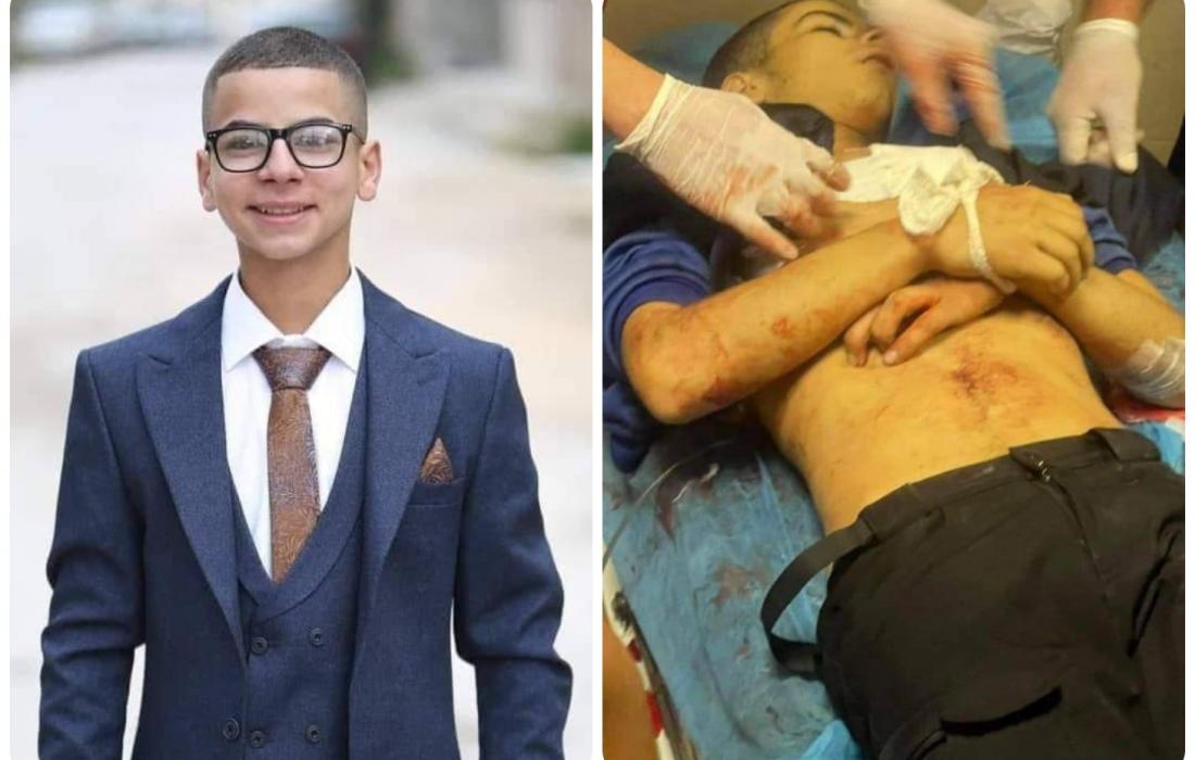 Martyrium eines palästinensischen Kindes in Nablus von feindlichen Streitkräften