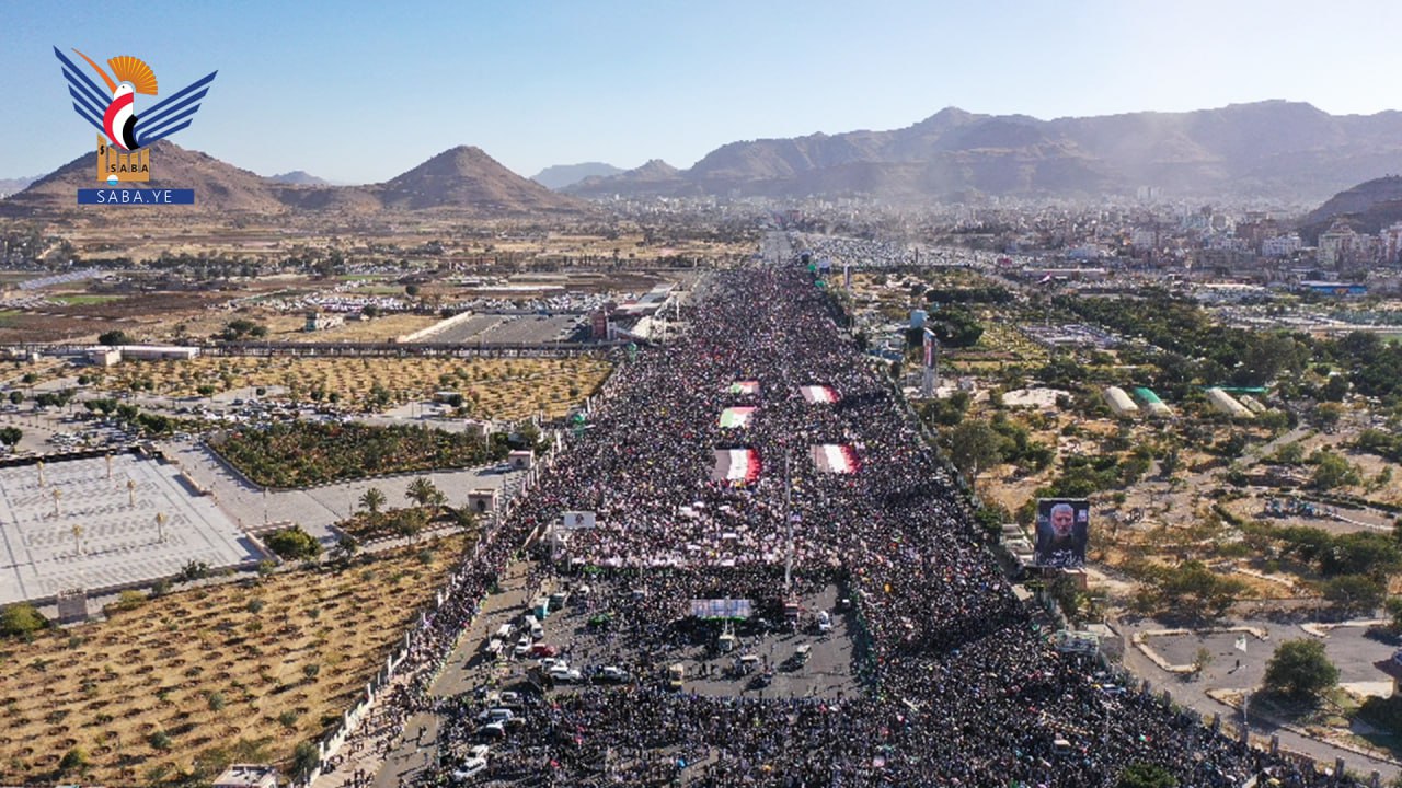 Honorable turnout in victory marches in capital and governorates, crowning Yemen's heroic stance with Gaza Honorable turnout in victory marches in capital and governorates, crowning Yemen's heroic stance with Gaza