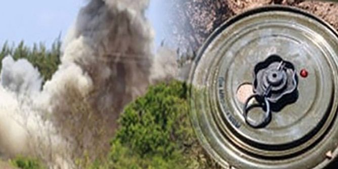 Märtyrer bei der Explosion einer von der Aggression in Al-Dschouf übrig gebliebene Granate