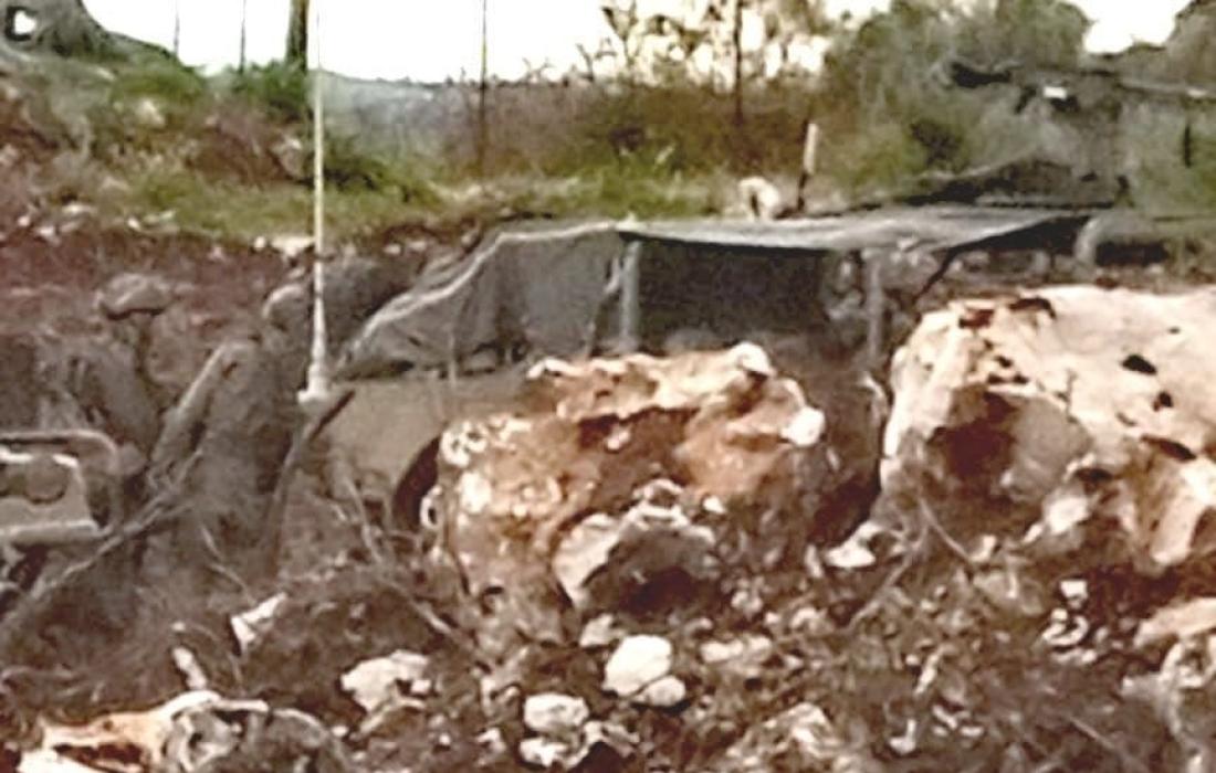 Tres soldados resultaron heridos al explotar una mina en un vehículo militar sionista cerca de la frontera con Líbano.
