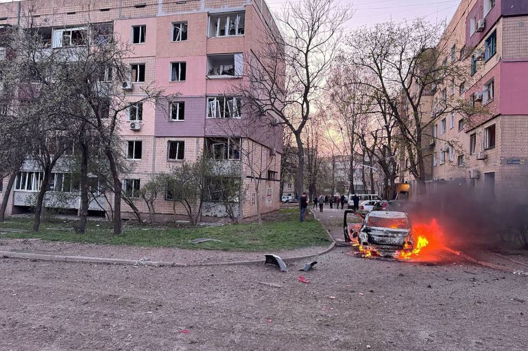 Eight people injured in Russian drone attack