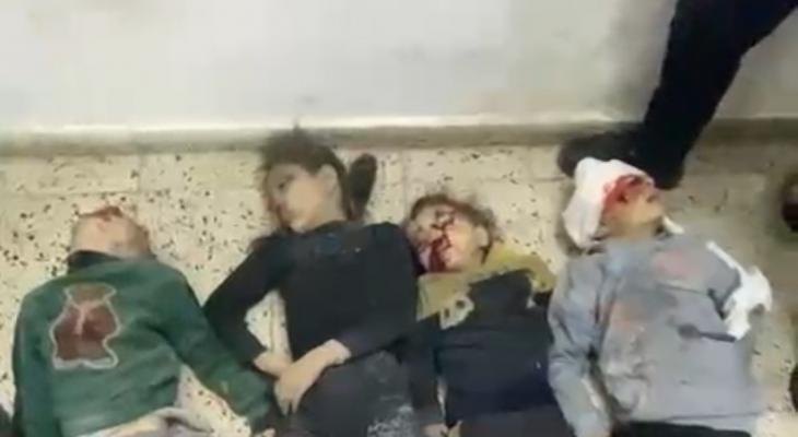 Ten martyrs, including seven children in Jabalia al-Nazla