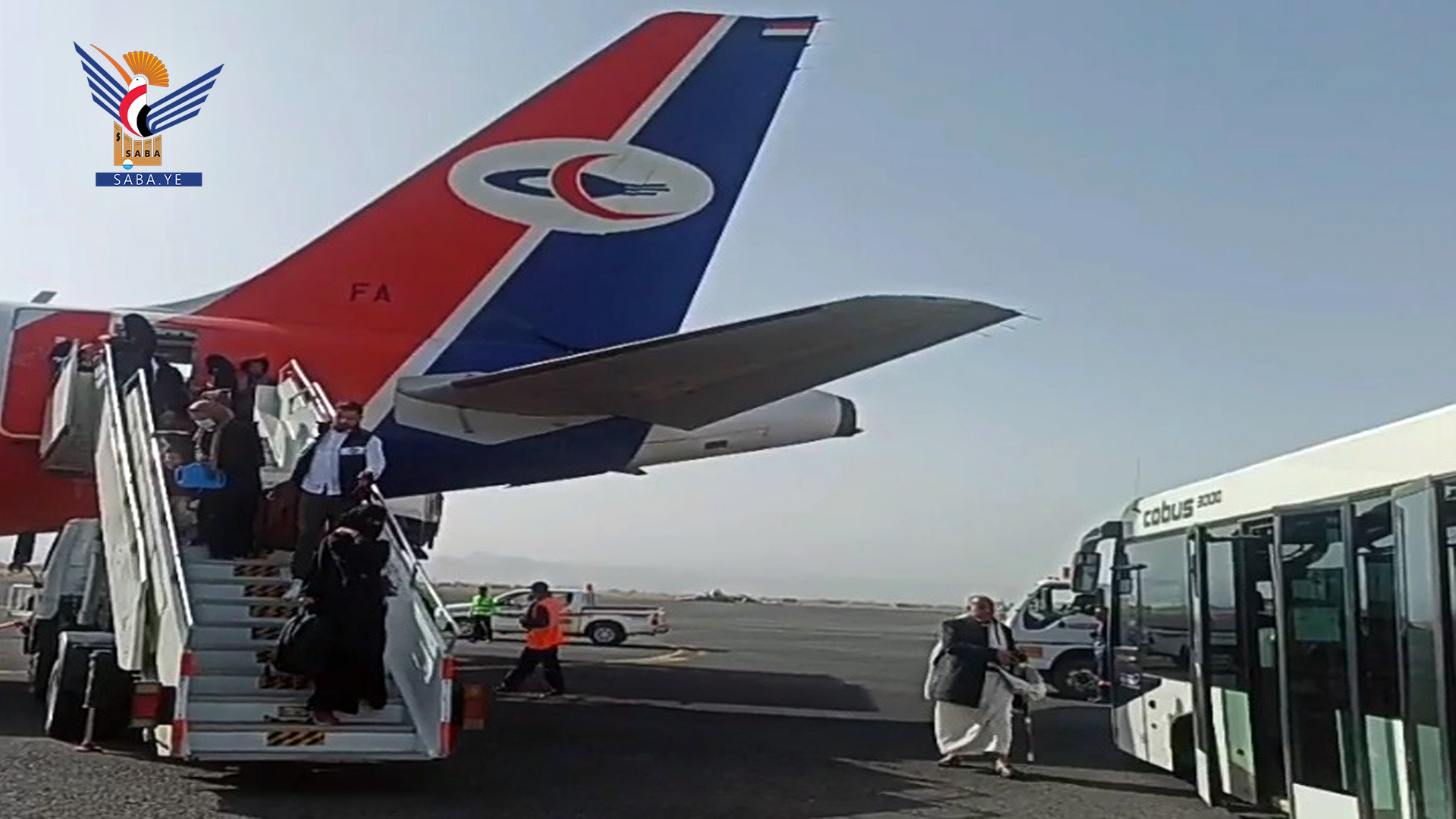 563 passengers arrive, leave Sana'a Int'l Airport
