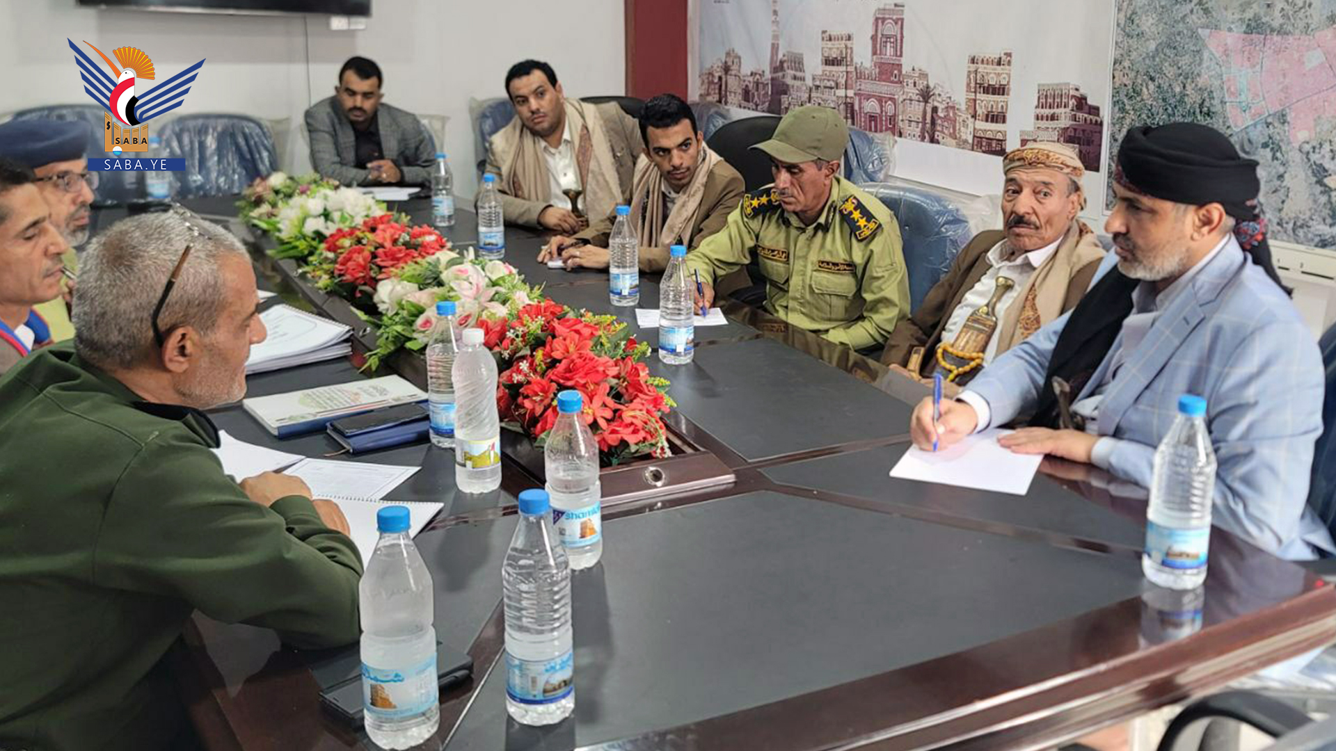 Discussing strengthening cooperation between YGC & Civil Defense Authority Discussing strengthening cooperation between YGC & Civil Defense Authority
