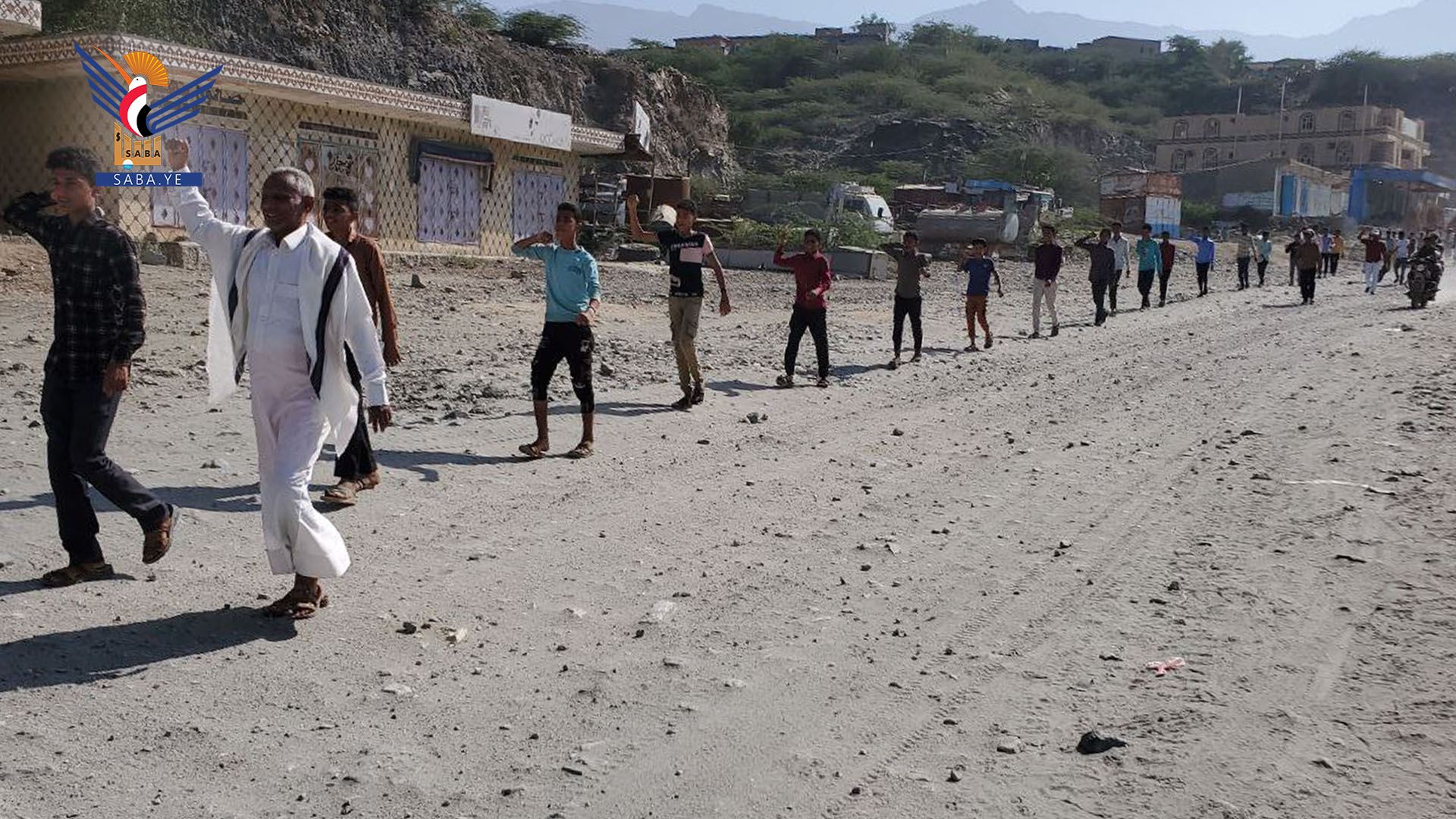 March for graduates of open courses in Aflah Yemen in Hajjah March for graduates of open courses in Aflah Yemen in Hajjah