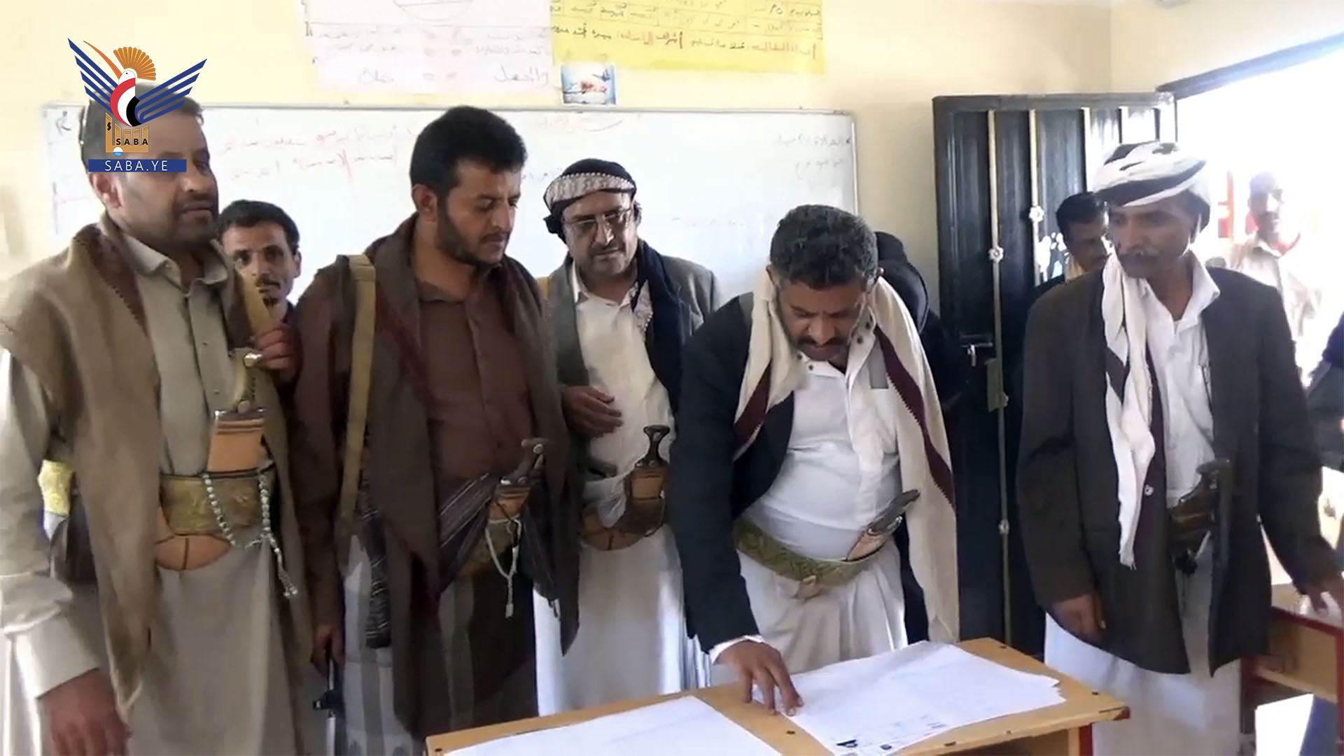 Launching of secondary school certificate exams in Marib 