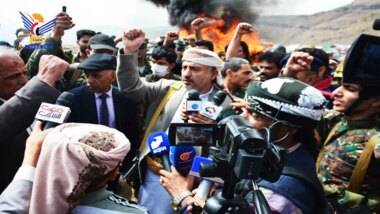 La destruction de plus de 28 tonnes de haschich et de deux millions de comprimés de Captagon à Sana'a La destruction de plus de 28 tonnes de haschich et de deux millions de comprimés de Captagon à Sana'a