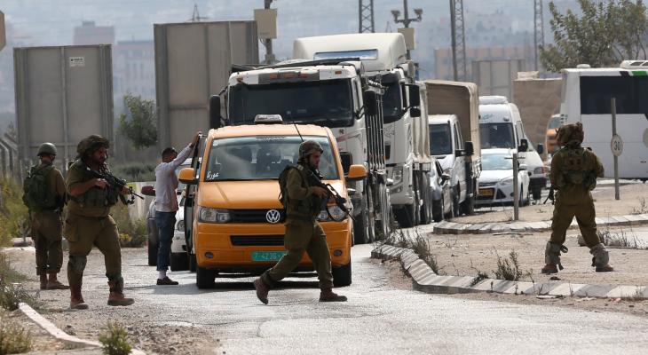 Zionist enemy tightens military measures at checkpoints around Nablus Zionist enemy tightens military measures at checkpoints around Nablus