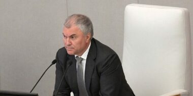 Volodin: NATO is at war with Russia