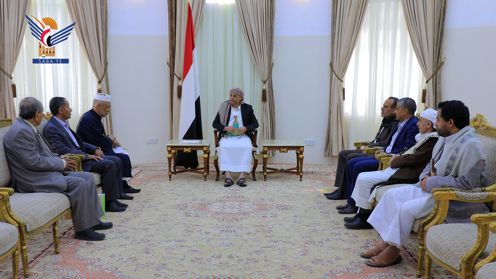 President Al-Mashat meets chief & Judicial Council members & stresses speedy settlement of citizens' cases