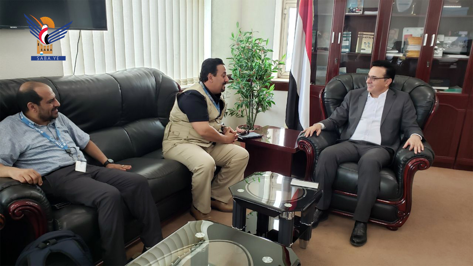Water minister discusses UNOPS support for water, sanitation projects