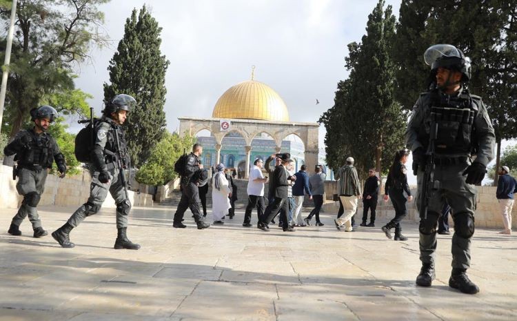 Zionistische Siedler erneuern ihren Sturm auf die Innenhöfe der Al-Aqsa-Moschee Zionistische Siedler erneuern ihren Sturm auf die Innenhöfe der Al-Aqsa-Moschee
