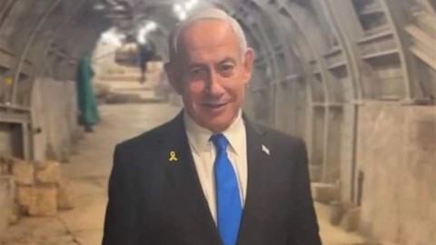 In Provocative Move: War Criminal Netanyahu appears in video inside tunnel under Al-Aqsa Mosque In Provocative Move: War Criminal Netanyahu appears in video inside tunnel under Al-Aqsa Mosque