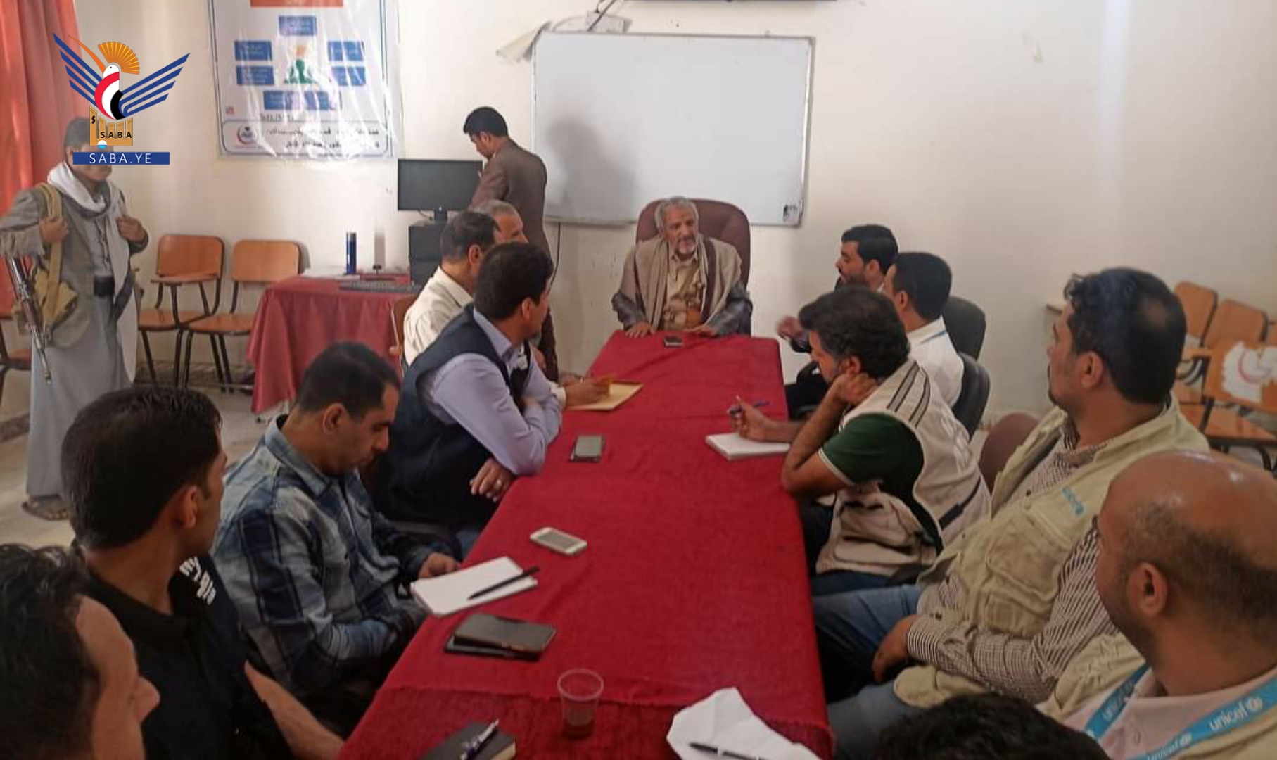 مناقشة جوانب الاحتياجات الملحة للدعم في محافظة الجوف