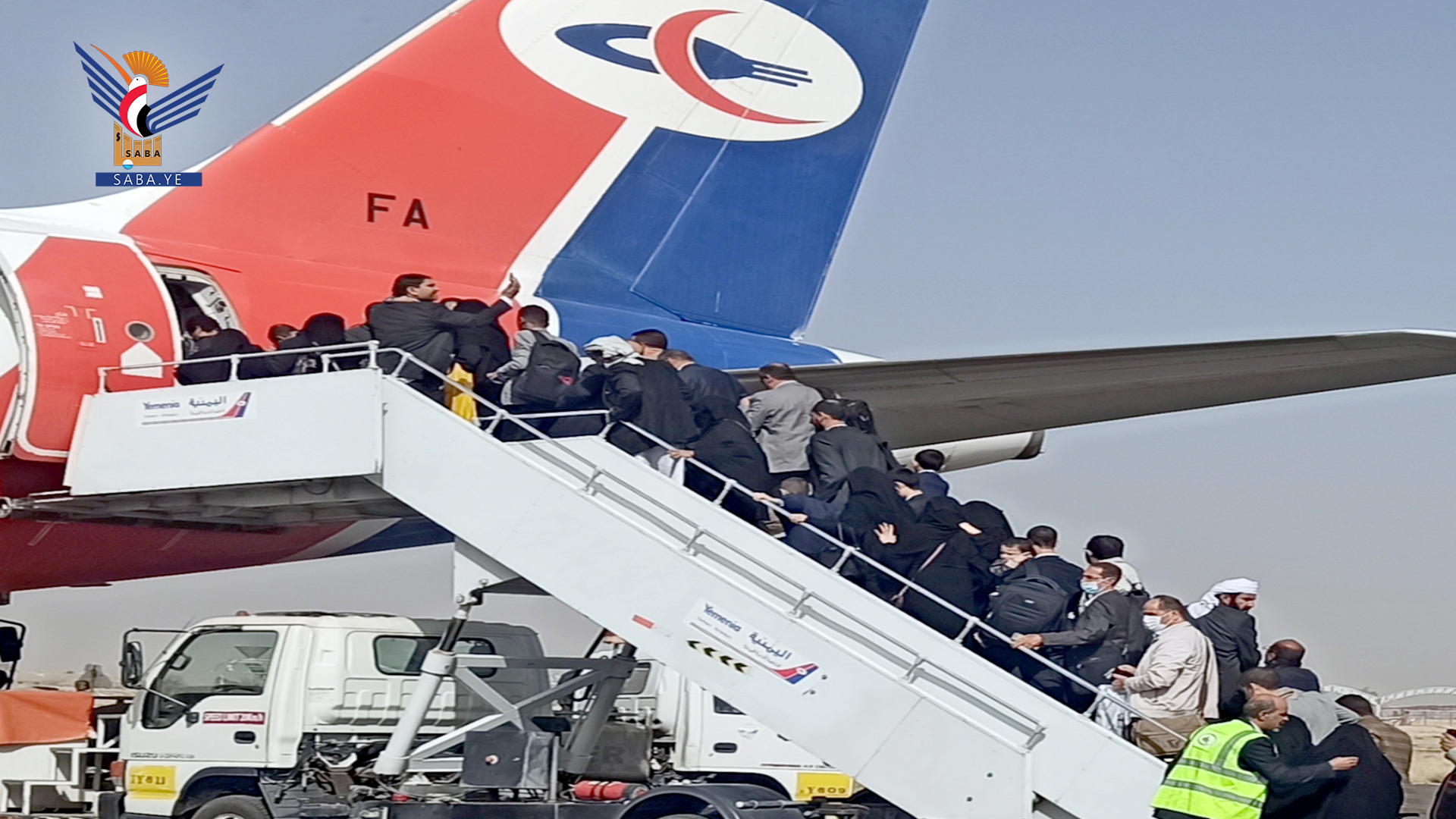 261 passengers depart from Sana'a Airport to Jordan