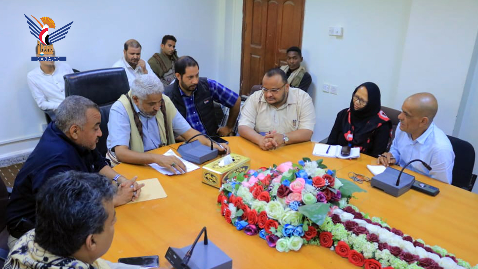 Discussing interventions of United Nations Development Program in Hodeida Discussing interventions of United Nations Development Program in Hodeida
