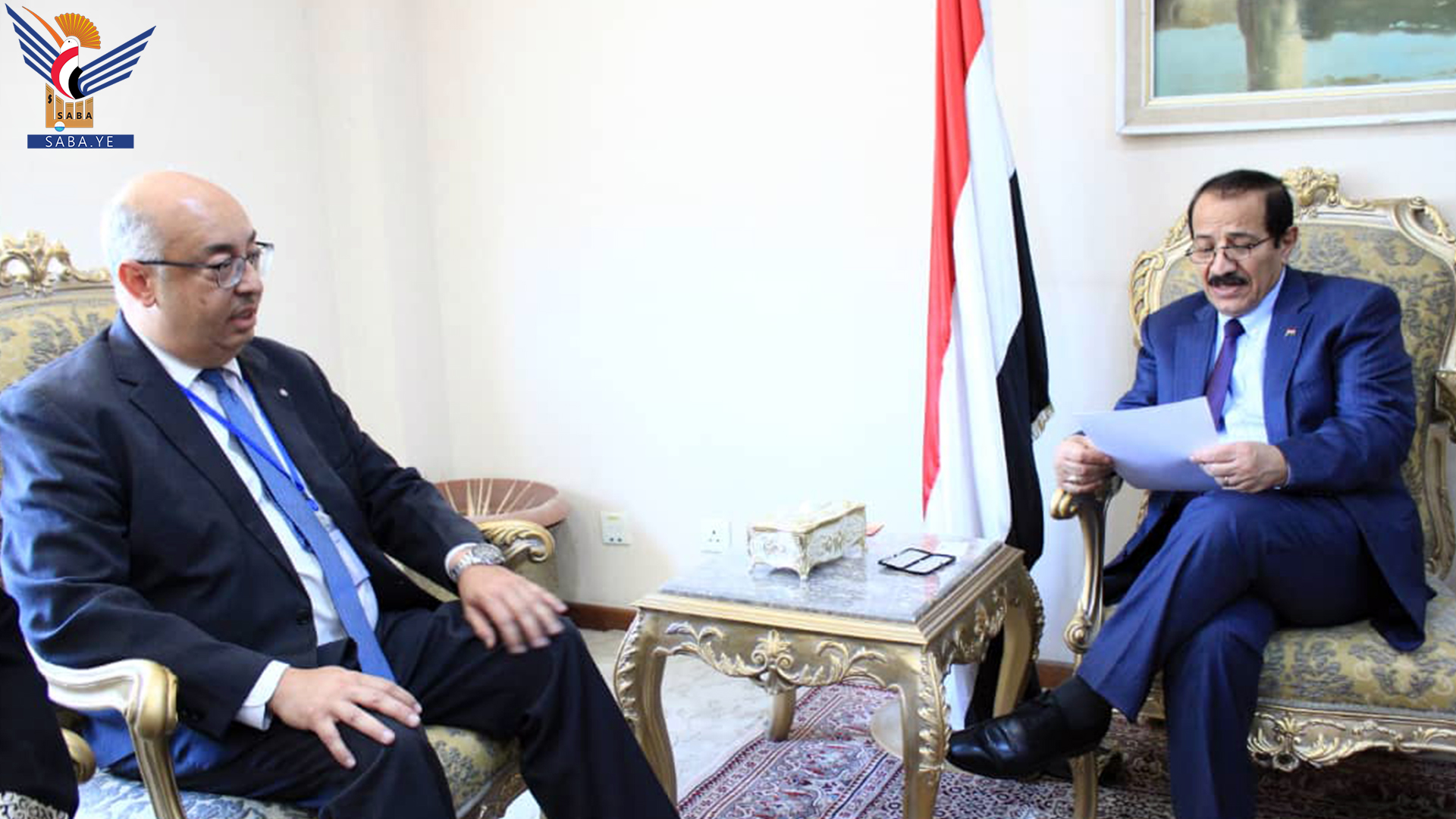 وزير الخارجية يلتقي مدير مكتب منظمة اليونسكو لدى دول الخليج واليمن وزير الخارجية يلتقي مدير مكتب منظمة اليونسكو لدى دول الخليج واليمن