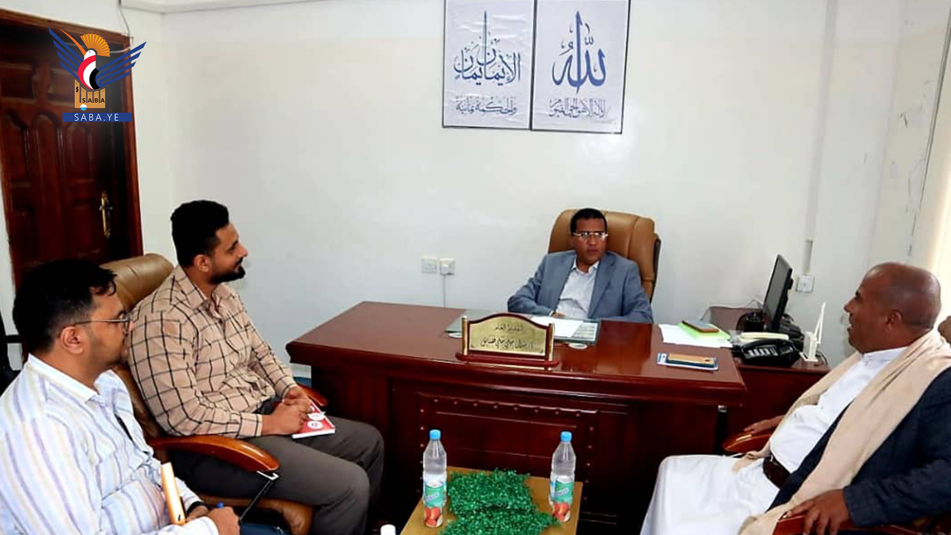 Discutiendo las necesidades en el sector del agua en la Gobernación de Hajjah Discutiendo las necesidades en el sector del agua en la Gobernación de Hajjah