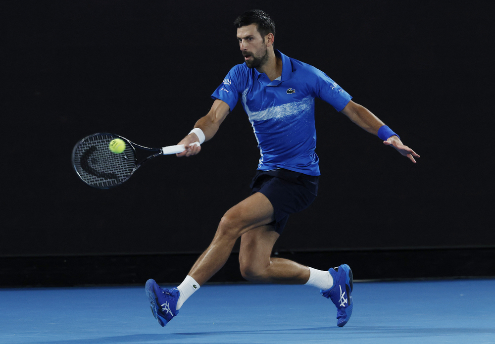 Djokovic beats Faria in Australian Open Tennis Championship 2nd round Djokovic beats Faria in Australian Open Tennis Championship 2nd round