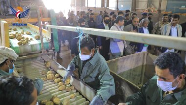 President Al-Mashat inspects work at General Company for Potato Seed Production in Dhamar