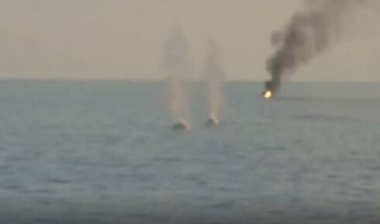 Russian naval aviation destroys a Ukrainian naval boat in the Black Sea Russian naval aviation destroys a Ukrainian naval boat in the Black Sea