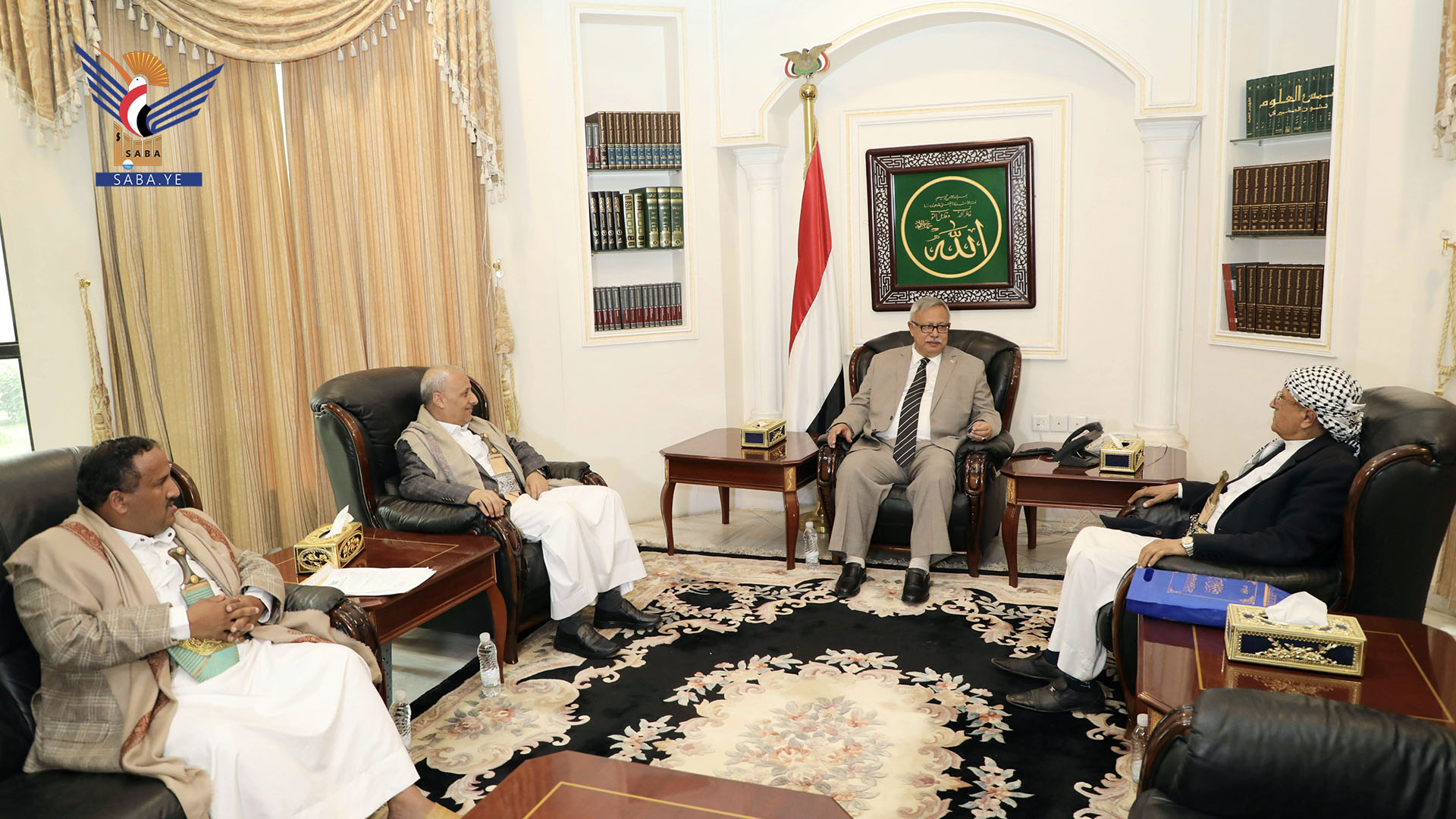 Dr. Bin Habtoor trifft Al-Junaid und Abu Haliqa