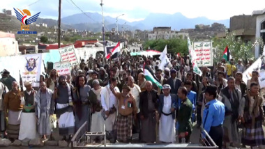 Lahj. Al-Qubaita district organized march in solidarity with Palestinian people Lahj. Al-Qubaita district organized march in solidarity with Palestinian people