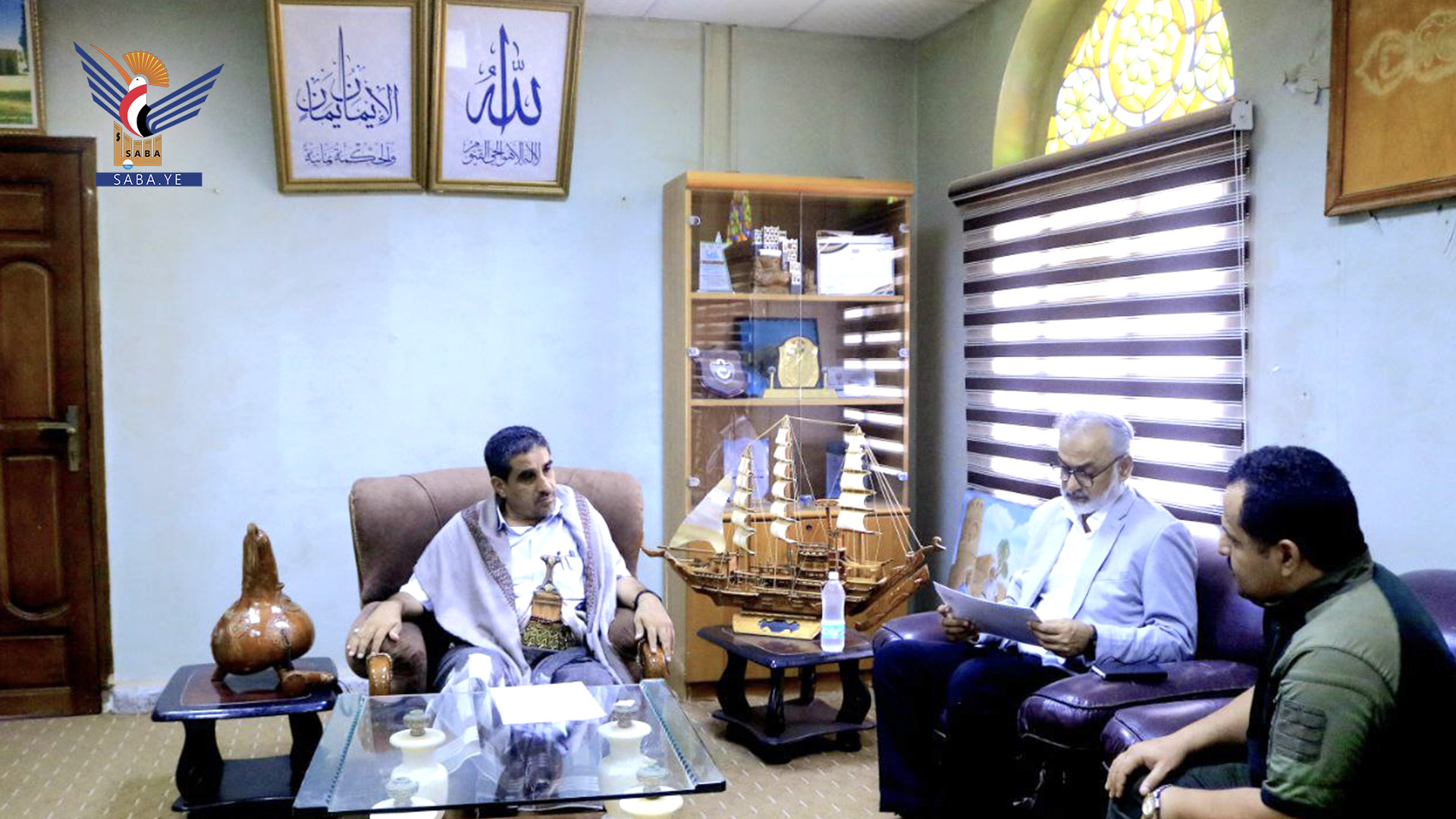 Hodeida deputy governor meets WFP director Hodeida deputy governor meets WFP director