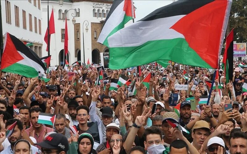 Manifestations dans plusieurs villes marocaines en soutien à Gaza