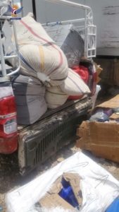 Une autre quantité de médicaments de contrebande saisie au port d'Al-Rahda à Taiz