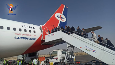 150 passengers leave Sana'a on 5th flight to Amman