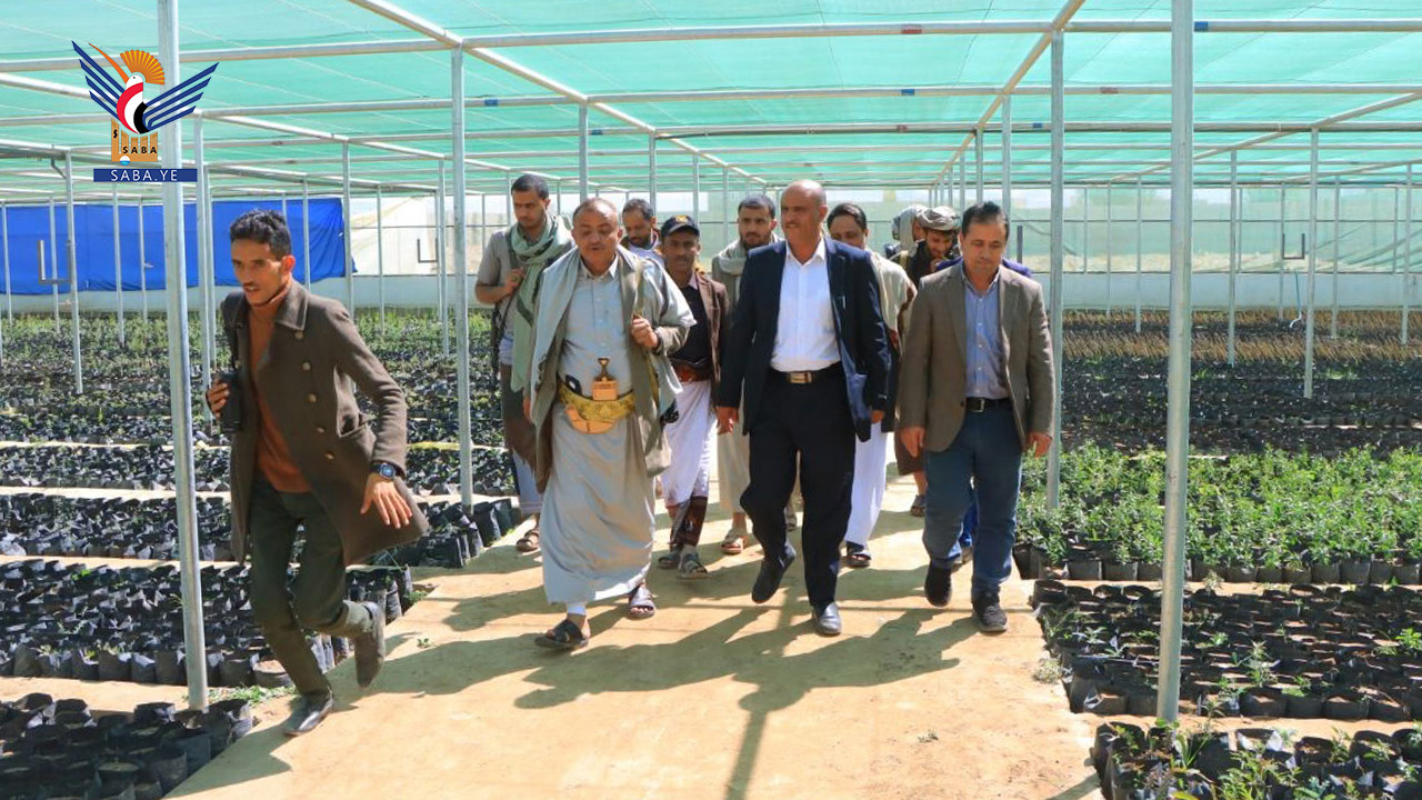Agricultural seedling production progress at al-Hataresh nursery inspected Agricultural seedling production progress at al-Hataresh nursery inspected