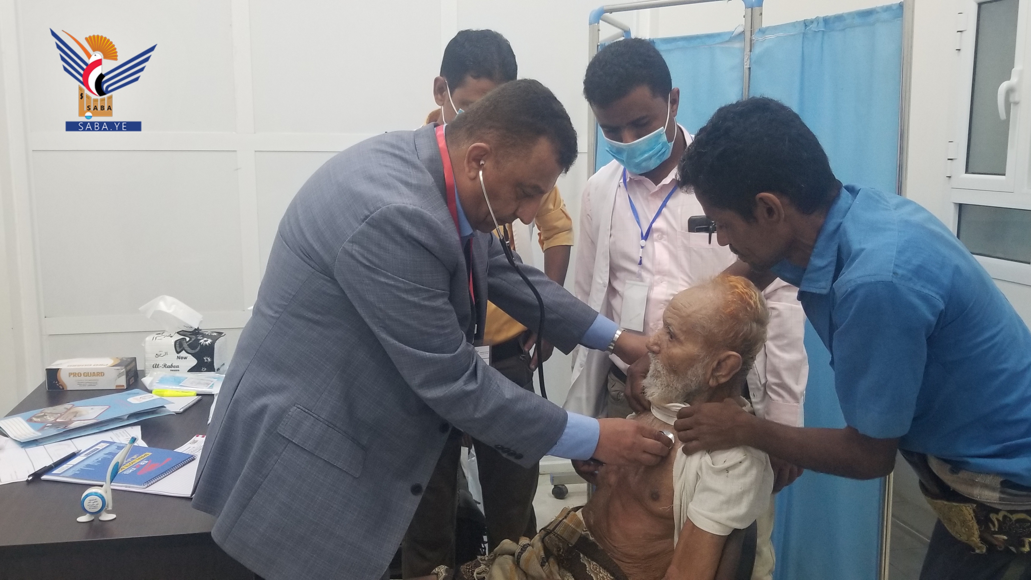 تدشين ثلاثة مخيمات طبية مجانية في محافظة حجة تدشين ثلاثة مخيمات طبية مجانية في محافظة حجة