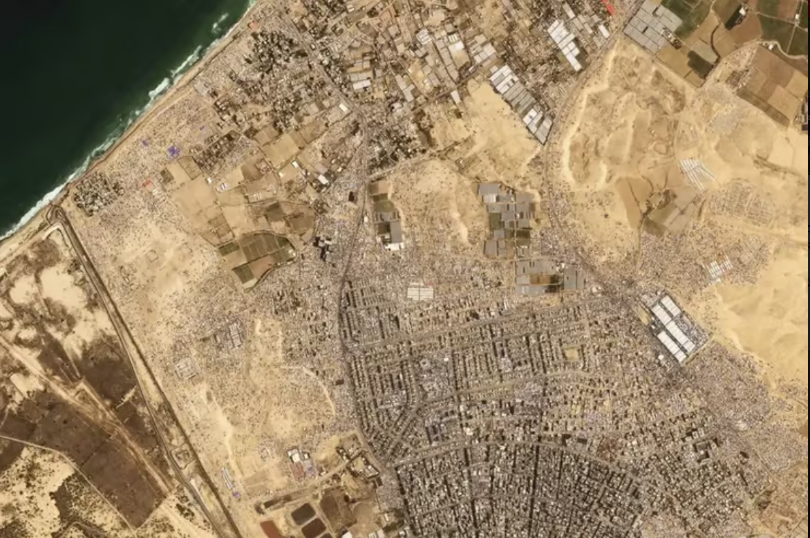La agencia Americana publica imágenes de satélite que revelan los preparativos del enemigo sionista para la operación de Rafah La agencia Americana publica imágenes de satélite que revelan los preparativos del enemigo sionista para la operación de Rafah