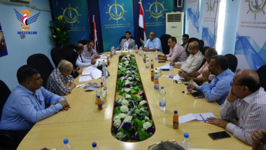 Treffen bei der Red Sea Ports Gesellschaft zur Erörterung, mit den Vereinten Nationen vereinbarte Projekte